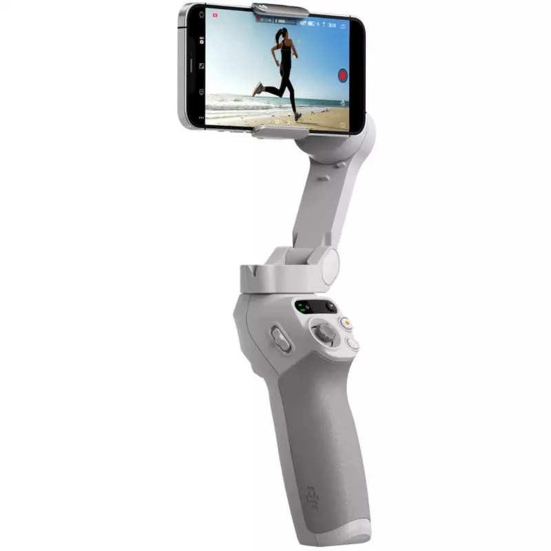 DJI OM SE Gimbal Szary Bluetooth W Zestawie Uchwyt Na Telefon Torba Maks. Udźwig 290 G