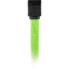 Kabel SATA Sharkoon SATA 3 0.3m 7-pin Czarny Zielony