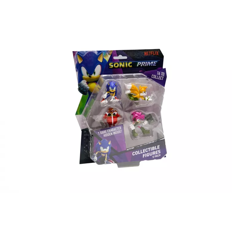 SONIC PRIME - Zestaw 5 mieszanych figurek