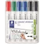 Marker do tablic suchościeralnych Staedtler 351 WP6 X, różne kolory, końcówka 2,0 mm