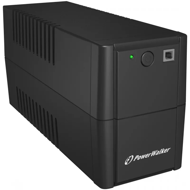 PowerWalker 10121070 zasilacz awaryjny (UPS) Line-Interactive 0.85 kVA 480 W 2 gniazda wyjściowe AC