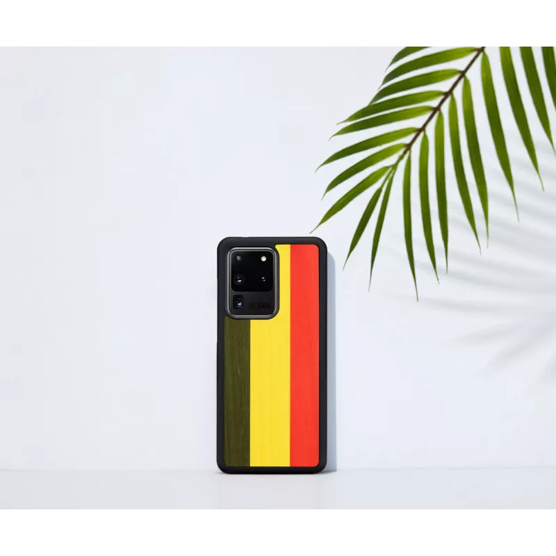 Etui na telefon Man and Wood do Samsung Galaxy S20 Ultra — reggae Czarny