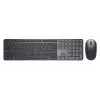 DELL Pro 7 cienki KM726 klawiatura Zawiera mysz Biuro/Dom RF Wireless + Bluetooth QWERTY US International Czarny