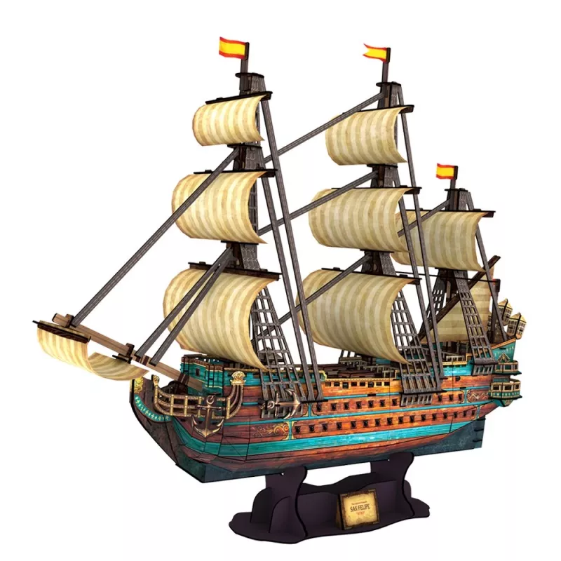 PUZZLE 3D Żaglowiec Hiszpańska Armada San Felipe