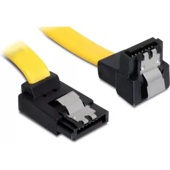 Kabel SATA męski/męski DeLOCK 82819 0,2 m żółty