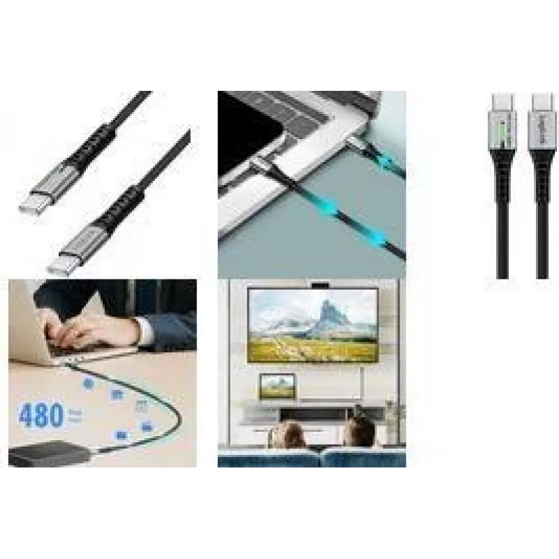 Kabel USB Logilink CU0425, czarny