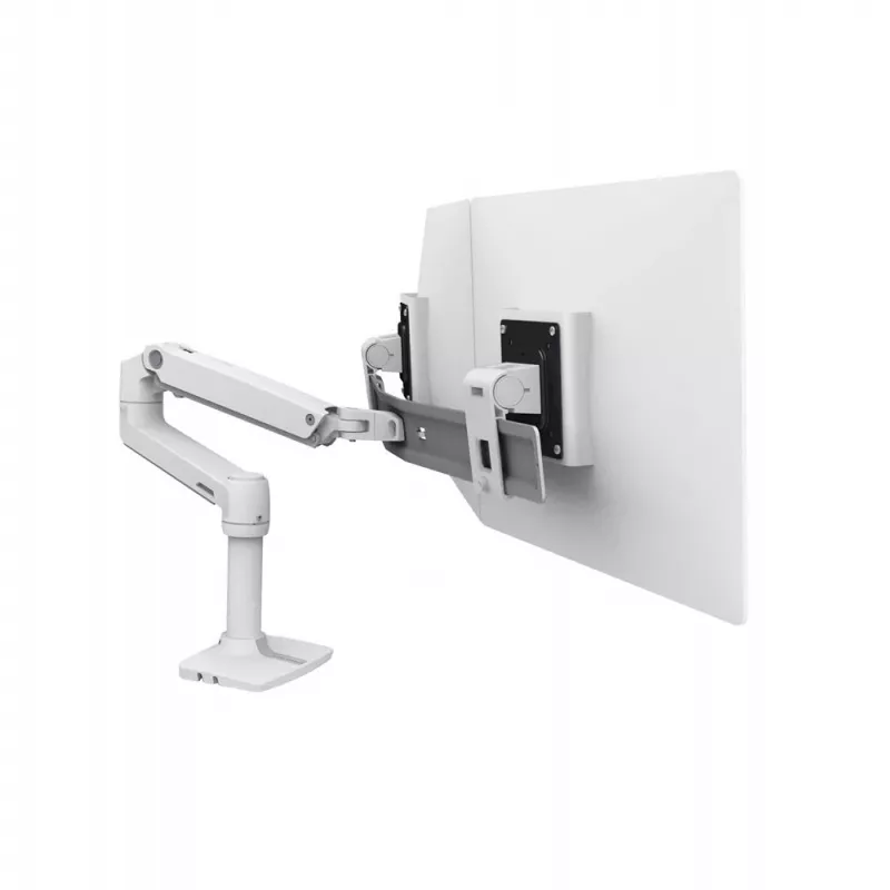 Uchwyt biurkowy Ergotron LX Series Dual Direct Arm 63,5 cm (25 cali) Biały