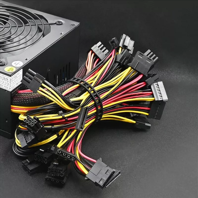 Zasilacz QOLTEC Gaming Miner 1600W Gold, 1600 W, ATX, Gold efficiency