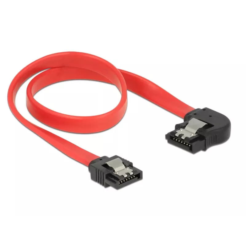 Kabel SATA DeLOCK 83963 0,3 m SATA 7-pin Czarny Czerwony