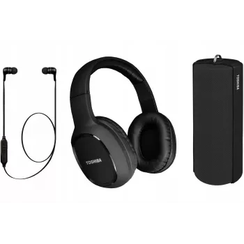 Słuchawki Toshiba Triple Pack HSP-3P19-II czarne
