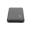 Powerbank Extralink EPB-098B 10000 mAh, LiPo, 2× USB-A + 1× USB-C, czarny