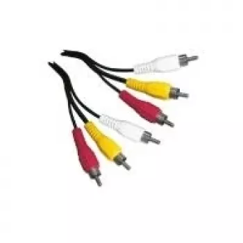 Kabel kompozytowy wideo Schwaiger CIK5015 1,5 m 3 x RCA Czarny