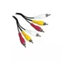 Kabel kompozytowy wideo Schwaiger CIK5015 1,5 m 3 x RCA Czarny