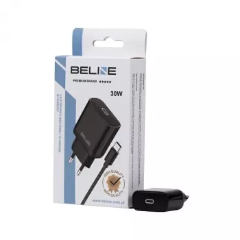 Charger Beline Beli02176 30W USB-C z kablem USB-C, czarny