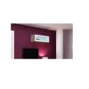 Cama Szafka VIGO 90 szkło 90/35/32 dąb sonoma/biały połysk
