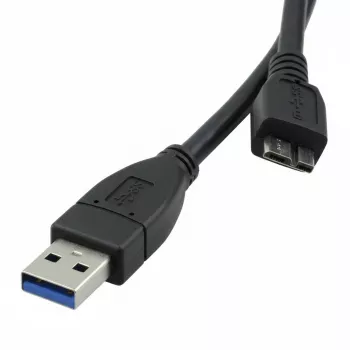 ROLINE - Kabel USB - 9-pin USB Typ A (M) - 10-pin Micro-USB Typ B (M) - 3 m (USB 3.0) - Czarny (11.02.8877)