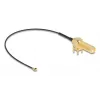 Kabel antenowy DeLOCK SMA 90° PCB jack bulkhead kabel koncentryczny 0,15 m I-PEX MHF1 Czarny Złoty