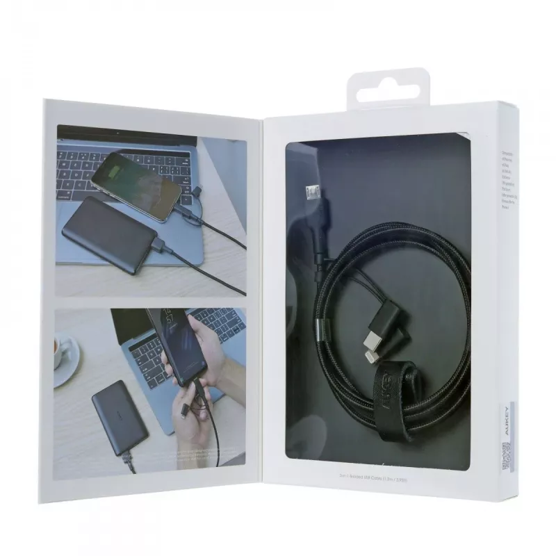 Przewód AUKEY CB-BAL5 Lightning 1,2 m