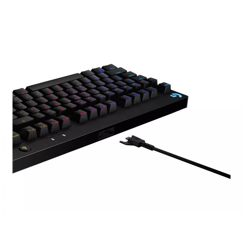 Logitech G PRO klawiatura gamingowa - klawiatura - QWERTY - hiszpański - czarny (920-010593)