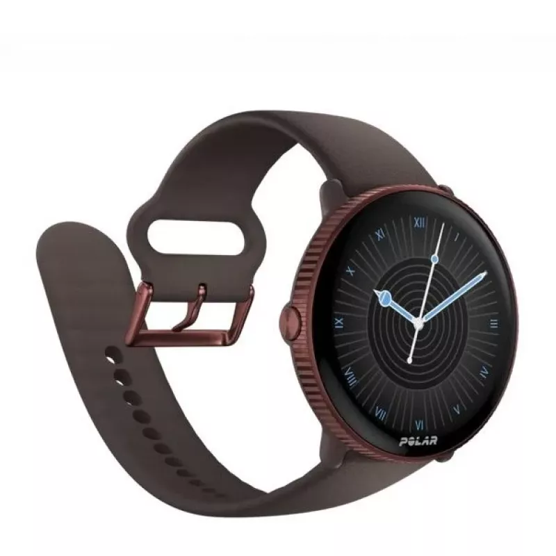 Polar Ignite 3 Titanium brązowy skórzany M/L