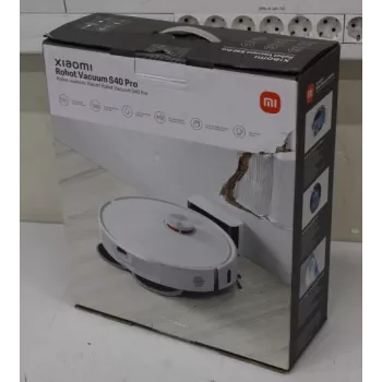 WYPRZEDAŻ. Xiaomi Robot Vacuum S40 Pro EU | Xiaomi Robot Vacuum S40 Pro EU | Na mokro i sucho | 5200 mAh | Pojemność na kurz 0,43 L | 15000 Pa | Biały | USZKODZONE OPAKOWANIE