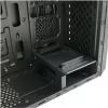 LC Power Classic 7040B - MDT - ATX - bez zasilacza - Czarny, szczotkowane aluminium / Czarny - USB/Audio