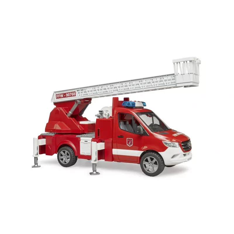 Wóz strażacki BRUDER 02673 czerwono-biały tworzywo ABS od 4 lat