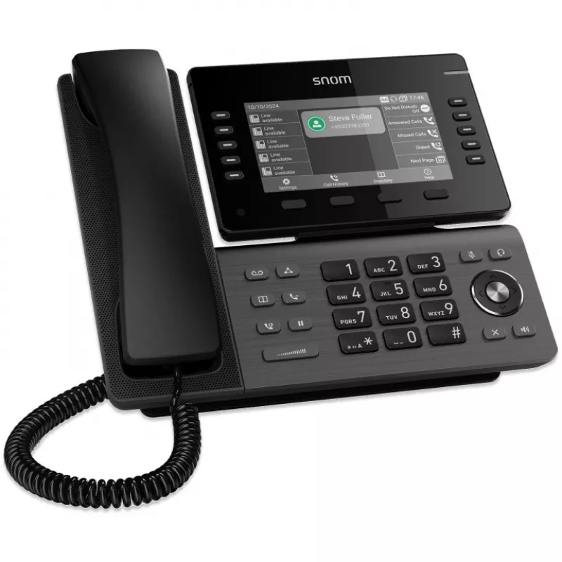 Telefon IP Snom D815W Czarny TFT Wi-Fi