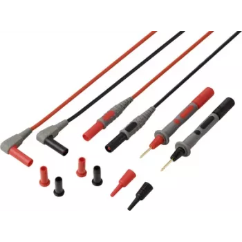 VOLTCRAFT MSL-850 Premium Silicone Test Lead Gold Kontakte 1.2 m 1 para (VC-17312690)