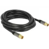 Przewód koncentryczny DeLOCK 88924 IEC RG-6/U 3 m Czarny