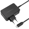 Qoltec PD 120W Turbo Fast Charger | 5-28V | 3-4.5A | USB-C | Czarny