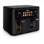 Frytkownica powietrzna Tristar FR-9075 Double 9 L, 2500 W, sterowanie dotykowe, LCD, czarny, min 60 °C
