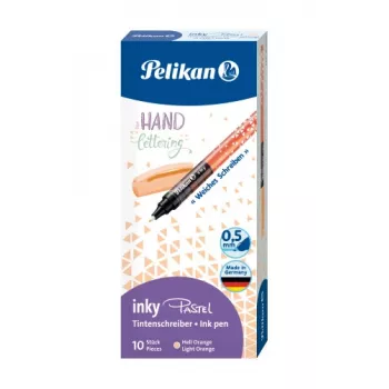 Długopis automatyczny Pelikan Inky 273 Pomarańczowy 10 szt.