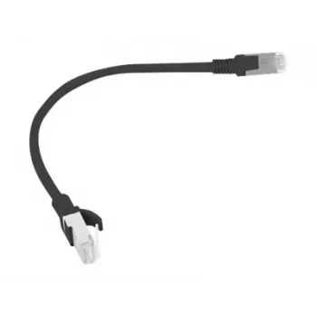 Kabel sieciowy LANBERG PCU5-10CC-0025-BK RJ-45 Cat5e U/UTP 0,25 m czarny