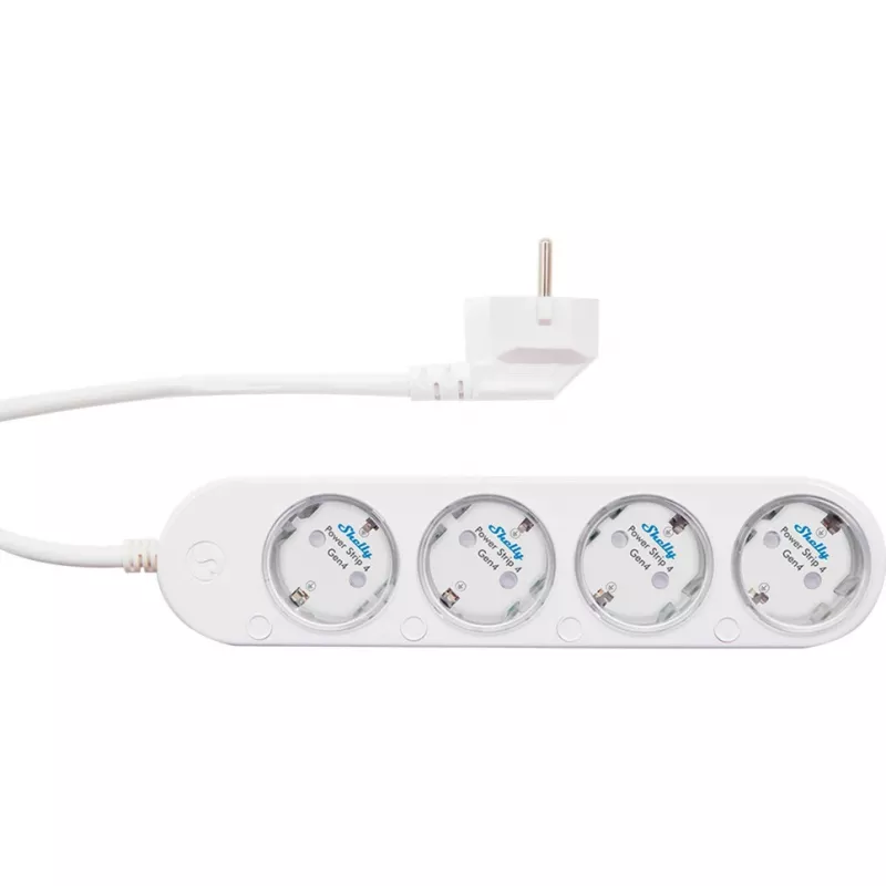 Listwa zasilająca Smart 12A Shelly Power Strip 4 Gen4 Zigbee/Matter