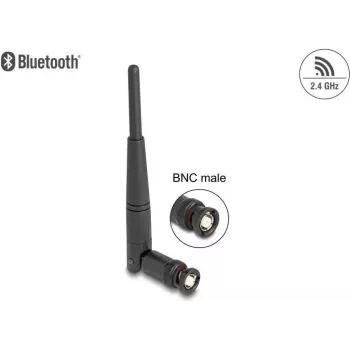 Antena dookólna DeLOCK 90737 2 dBi BNC 50 Ω 2.4-2.5 GHz