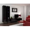 Cama pełna Szafka VIGO '180' 180/40/30 czarny/czarny połysk