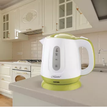 Czajnik elektryczny Feel-Maestro MR013 zielony 1 L 1100 W Zielony, Biały
