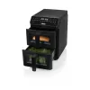 Princess Double Stack Airfryer | 182490 | Moc 3000 W | Pojemność 11,2 L | Czarny