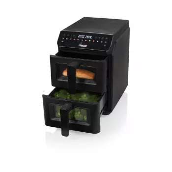 Princess Double Stack Airfryer | 182490 | Moc 3000 W | Pojemność 11,2 L | Czarny