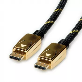 Kabel DisplayPort ROLINE 11.04.5922 3 m Czarny Złoty