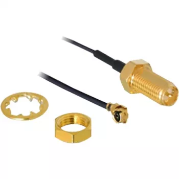 Antena DeLOCK RP-SMA WL I-PEX M / RP-SMA F Czarna