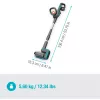 akumulatorowy wielofunkcyjny środek czyszczący AquaBrush Universal 18V P4A, czyścik do twardych podłóg Szary/turkusowy, akumulator Li-Ion 2,5Ah P4A, POWER FOR ALL ALLIANCE