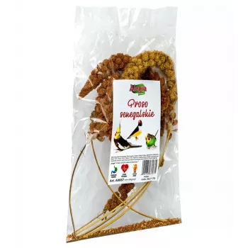 Przysmak dla ptaków i gryzoni Alegia Senegalese Millet mix, smak zbożowy, woreczek 80 g