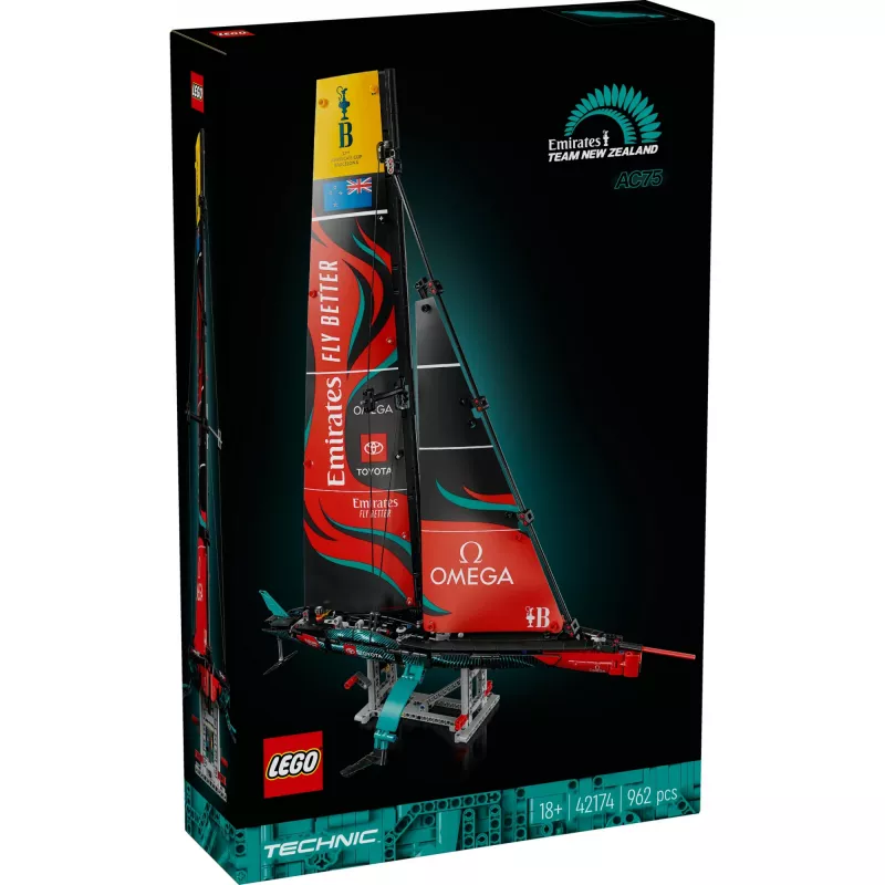 LEGO TECHNIC 42174 Emirates Team nowy Zealand AC75 Yacht