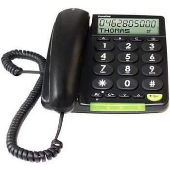 Telefon bezprzewodowy Doro 312CS Identyfikacja rozmówcy Czarny