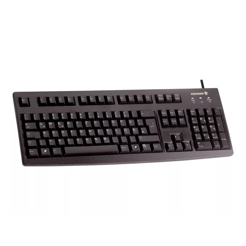Klawiatura CHERRY G83-6104 uniwersalna USB QWERTY US English czarna
