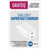 Ładowarka GRATEQ OLOS PD/PPS 2xUSB-C 65W Szybka ładowarka 35W