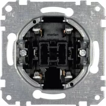Przełącznik elektryczny 1P Merten MEG3117-0000, 1 biegun, 10 A, 250 V, Metaliczny, IP20