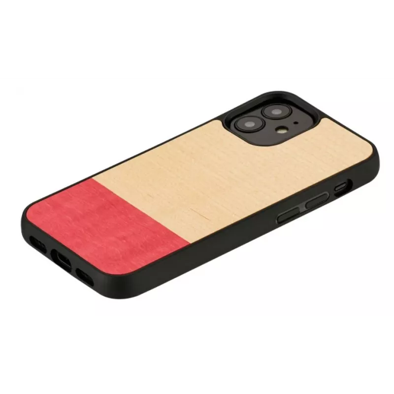 Etui ochronne man and wood na iPhone'a 12 mini — czarne